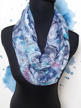 Chico's Paisley 72X13 Oblong Multi-Colored Scarf   ✨NWT✨